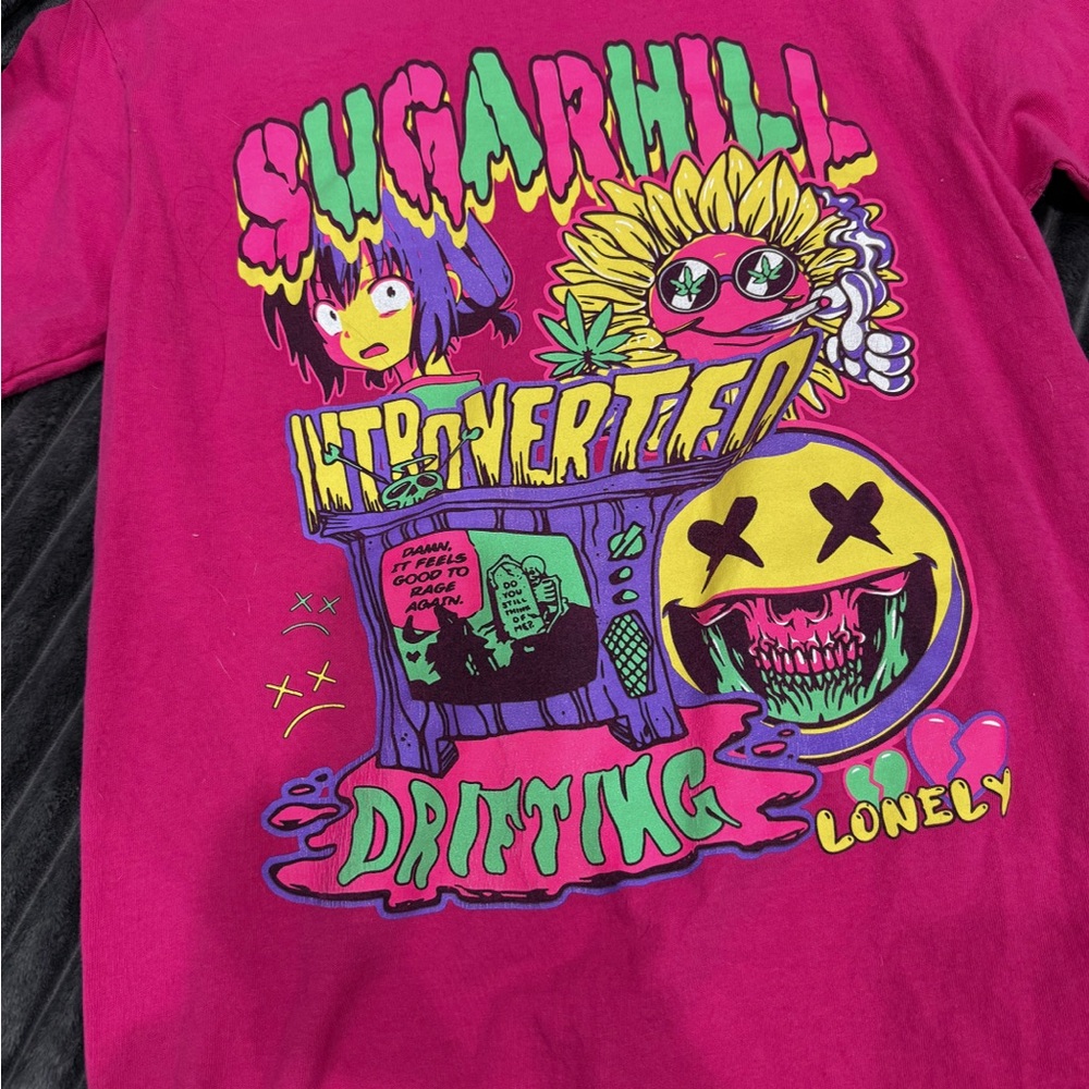 Sugar Hill Graphic Tee - Vibrant Pink